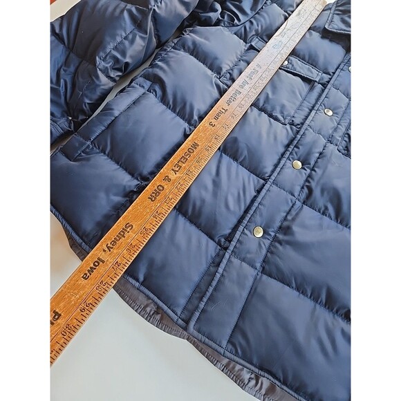 Vintage Eddie Bauer Goose Down Puffer Jacket With Snap Closure Mens L - Picture 6 of 7
